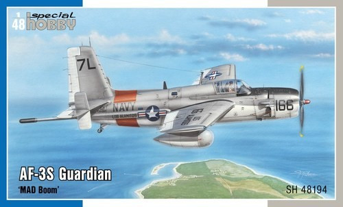 AF-3S Guardian Mad Boom Anti-Submarine USN Warfare Bomber 1/48 Special Hobby