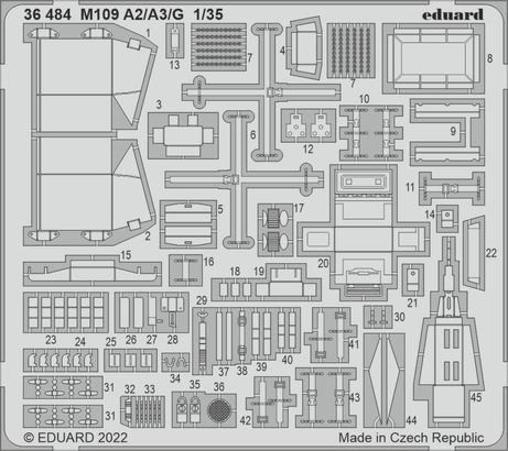 Armor- M109A2/A3/G for ITA 1/35 Eduard