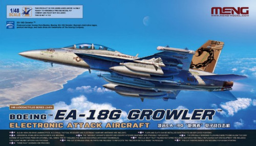 MENG EA-18G Growler イエロージャケット TMN: Meng's Growler in a yellow jacket on the way.