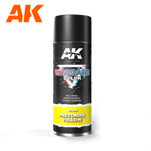 Wargame Color: Pretorian Yellow Paint 400ml Spray AK Interactive