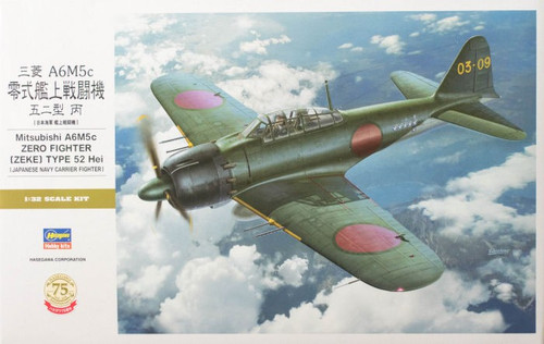 Mitsubishi A6M5C Zero (Zeke) Type 52 Fighter 1/48 Hasegawa