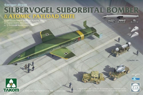 Silbervogel Suborbital Bomber & Atomic Payload Suite 1/72 Takom