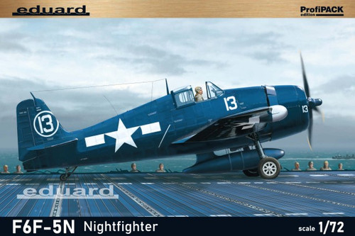 F6F-5N Hellcat US Night Fighter (Profi-Pack Plastic Kit) 1/72 Eduard