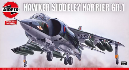 Hawker Siddeley Harrier GR.1 Aircraft 1/24 Airfix Models