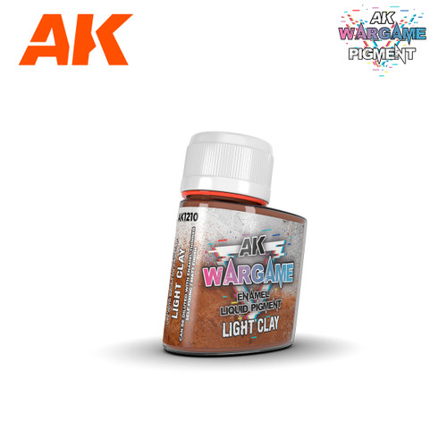 Wargame Liquid Pigment: Light Clay Enamel 35ml Bottle AK Interactive