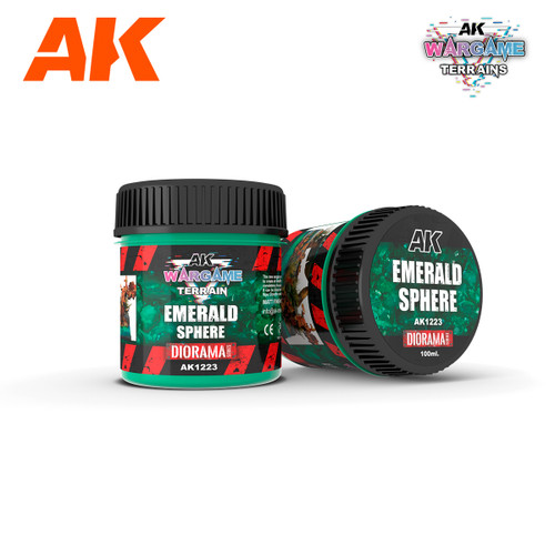 Wargame Terrain Diorama Series: Emerald Sphere Texture Acrylic 100ml Bottle AK Interactive