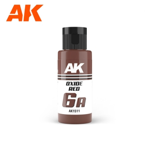 Dual Exo: 6A Oxide Red Acrylic Paint 60ml Bottle AK Interactive