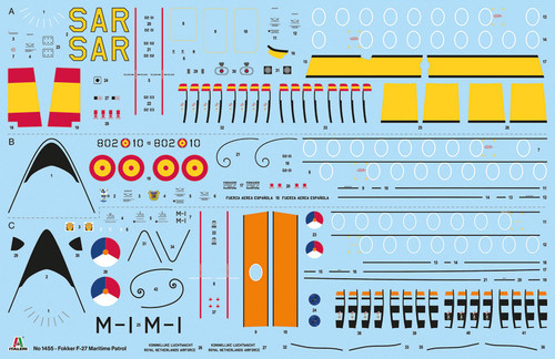 Fokker F27 Maritime Patrol Twin-Engine Aircraft 1/72 Italeri