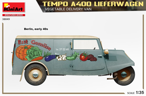 German Tempo A400 Lieferwagen Vegetable Delivery Van 1/35 Miniart