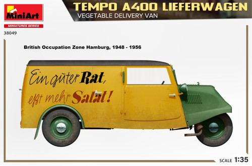 German Tempo A400 Lieferwagen Vegetable Delivery Van 1/35 Miniart