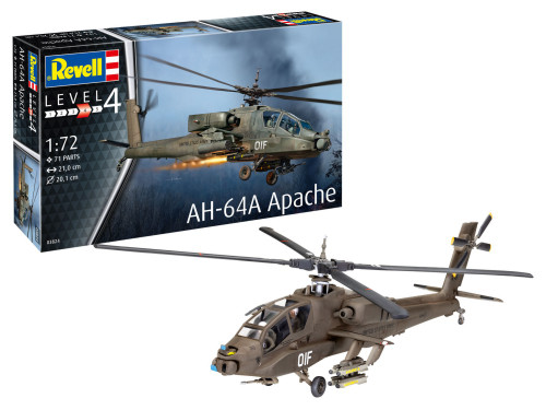 AH-64A Apache Combat Helicopter 1/144 Revell Germany