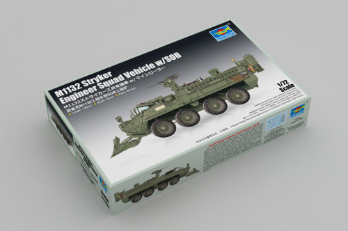M1132 Stryker Engineer Squad Vehicle (ESV) w/SOB Dozer Blade 1/72 Trumpeter