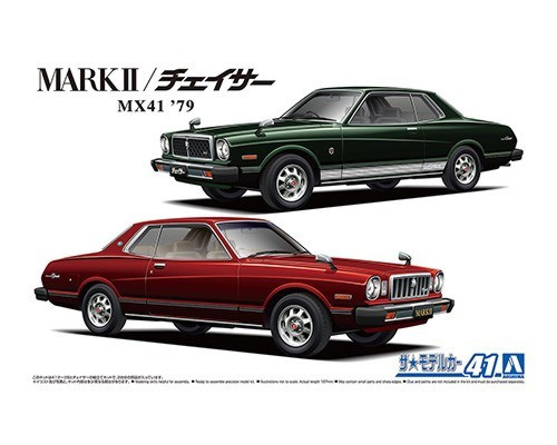 1979 Toyota MX41 Mark II/Chaser 2-Door Car 1/24 Aoshima