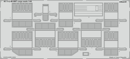 Mi-8MT Cargo Seats for TSM 1/48 Eduard