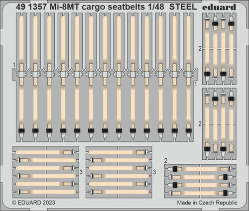 Cargo Seatbelts Mi-8MT Steel for TSM (Painted) 1/48 Eduard