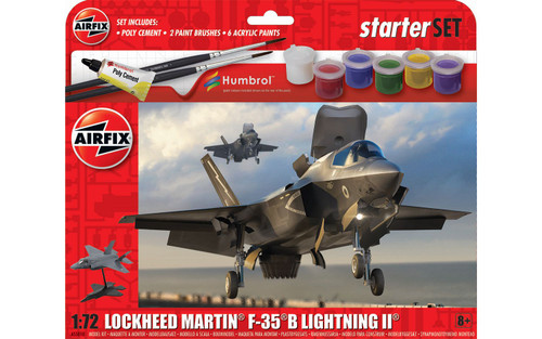 F-35B Lightning II Medium Starter Set w/paint & glue 1/72 Airfix