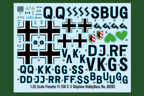 Fieseler Fi 156C-3 Skiplane 1/35 Hobby Boss