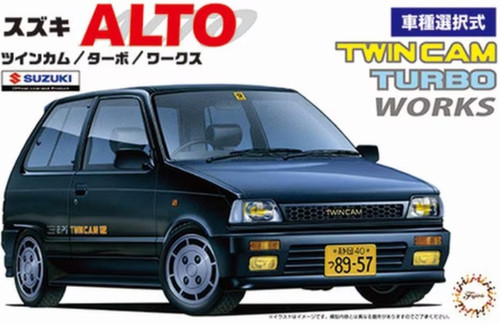 Suzuki Alto Twincam Turbo 2-Door Car 1/24 Fujimi