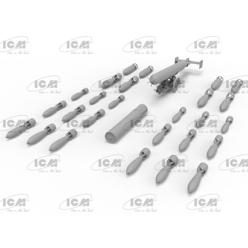 WWII British Aircraft Armament (New Tool) 1/48 ICM Models