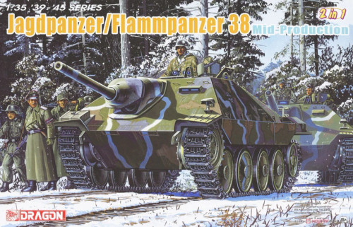Jagdpanzer/Flammpanzer 38 Mid Production Tank (2 in 1) 1/35 Dragon