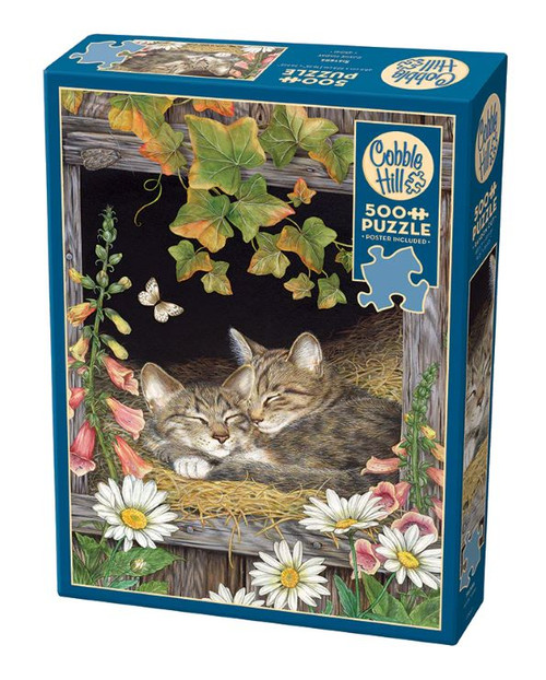 Sisters (Sleeping Kittens) Puzzle (500pc) Cobble Hill Puzzles