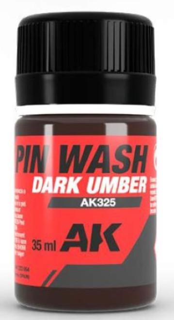 Dark Umber Pin Wash Enamel 35ml Bottle AK Interactive