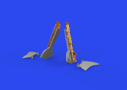 Bf 109K-4 Undercarriage Legs for EDU (Bronze & Resin) 1/48 Eduard