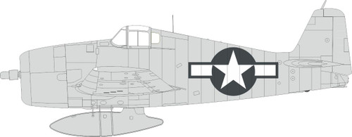 Mask Aircraft- F6F-3 US National Insignia for EDU 1/48 Eduard