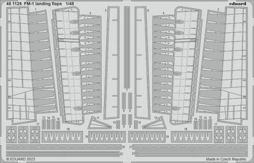 Aircraft- FM-1 Landing Flaps for EDU 1/48 Eduard