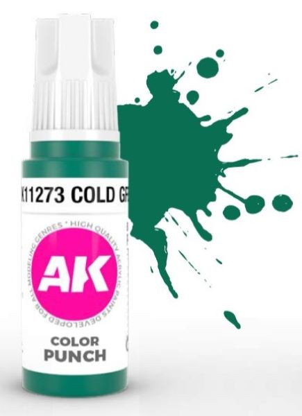 Color Punch: Slime Green 3G Acrylic Paint 17ml Bottle AK Interactive