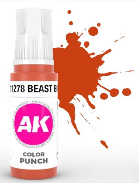 Color Punch: Slime Green 3G Acrylic Paint 17ml Bottle AK Interactive