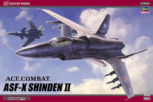 Ace Combat ASF-X Shinden II Jet Fighter (Ltd Edition) 1/72 Hasegawa