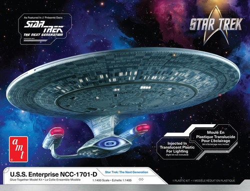 Star Trek: The Next Generation USS Enterprise NCC-1701-D 1/1400 AMT Models