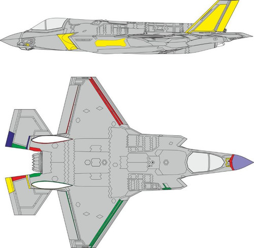 F-35B RAM Coating for TAM 1/48 Eduard Masks