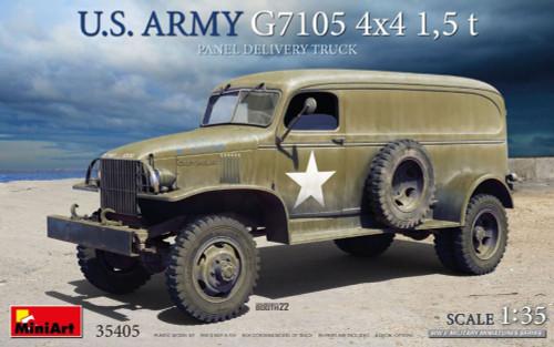 WWII US Army G7105 4x4 1.5-Ton Panel Delivery Truck 1/35 MiniArt