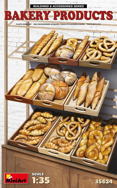 Bakery Products w/ Wooden Crates 1/35 MiniArt
