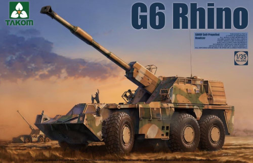 G6 Rhino SANDF Self-Propelled Howitzer 1/35 Takom