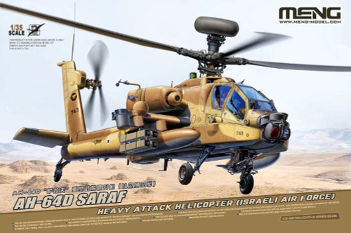 AH-64D Saraf Israeli Air Force Heavy Attack Helicopter 1/35 Meng Models