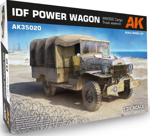 IDF Dodge Power Wagon WM300 Cargo Truck w/Winch (Plastic Kit) 1/35 AK Interactive