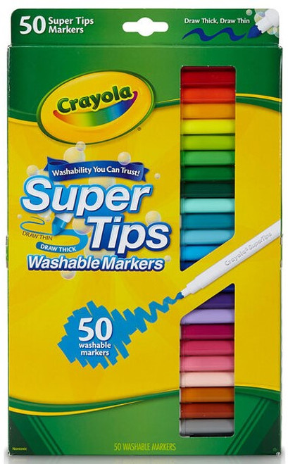 Super Tips Washable Markers (50) Crayola