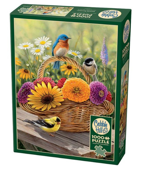 Summer Bouquet (Flowers/Birds) (1000pc) Cobble Hill Puzzles