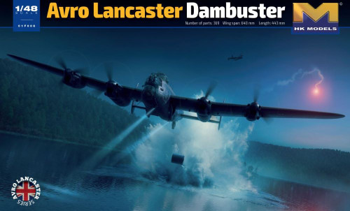 Avro Lancaster B Mk III Dambuster Bomber 1/48 HK Models