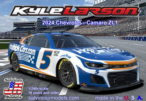 Kyle Larson 2024 NASCAR Chevrolet Camaro ZL1 Charlotte 600 Race Car (Ltd Prod) 1/24 Salvinos JR
