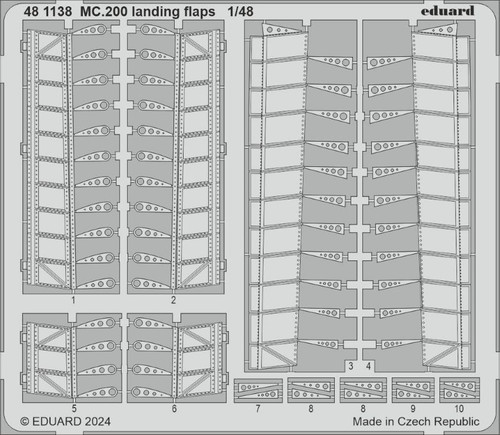 MC.200 Landing Flaps for ITA 1/48 Eduard