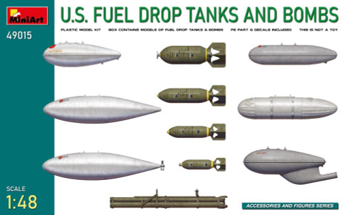 US Fuel Drop Tanks & Bombs 1/48 MiniArt