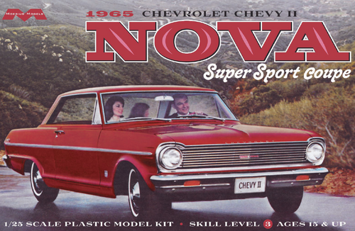 1965 Chevy II Nova Super Sport Coupe 1/25 Moebius