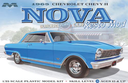 1965 Chevy II Nova Resto Mod 1/25 Moebius