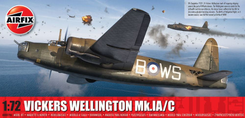 Vickers Wellington Mk IA/C RAF Bomber 1/72 Airfix
