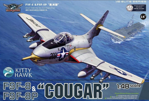 F9F-8/8P Cougar Fighter (2 in 1) 1/48 Kitty Hawk Models