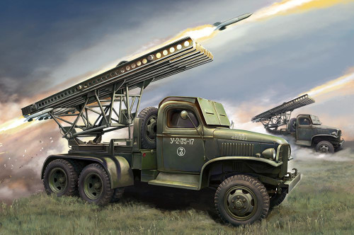 GAZ-AAA Cargo Truck w/BM13/16 Katyusha Rocket System 1/35 Hobby Boss